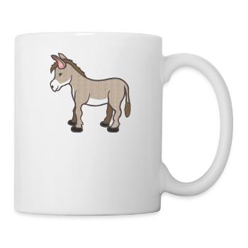 Esel - Tasse - Weiß - Rechts