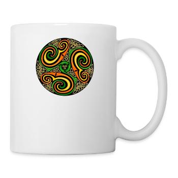 Tribal - Tasse - Weiß - Rechts