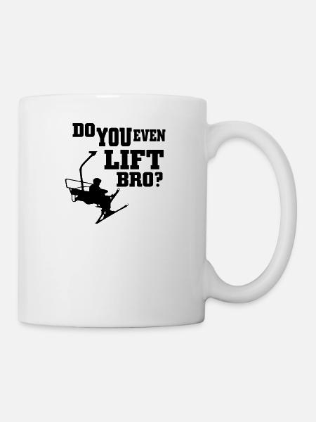 ski - Mug blanc - blanc