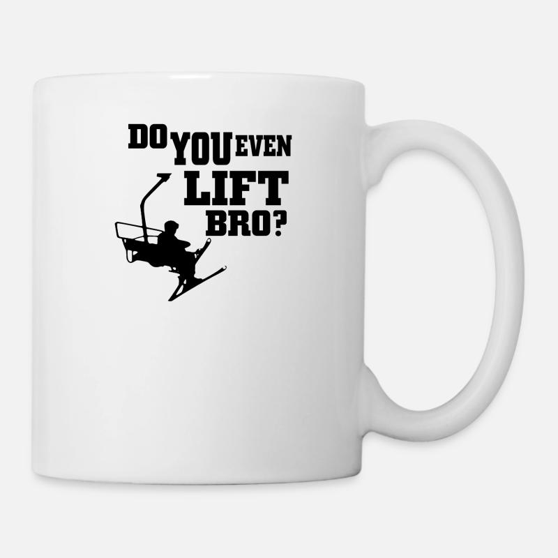 Ski - Tasse - Weiß