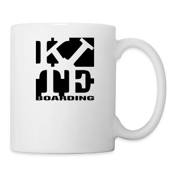 kite Homage to robert Indiana boarding black from - Mug - white - Right
