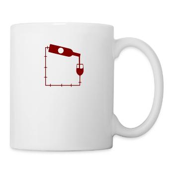 vin vin vinothèque exigeant cadeau Kuefer Winzer - Mug blanc - blanc - Droite