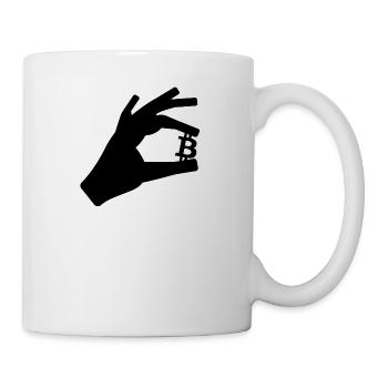 Bitcoin halten - Tasse - Weiß - Rechts