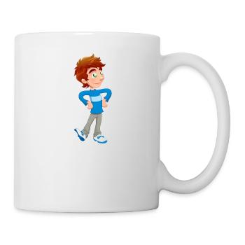 Boy Soccer Player - Tasse - Weiß - Rechts