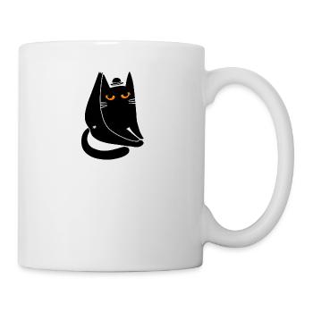 poison bout à bout de chat t-shirt - Mug blanc - blanc - Droite