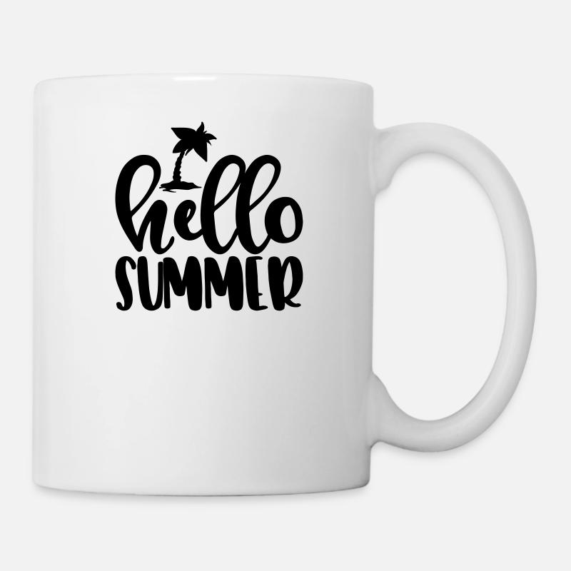 HELLO SUMMER - Tasse - Weiß