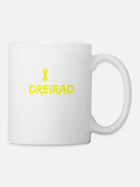 Just ride Dreirad Geschenk - Tasse - Weiß