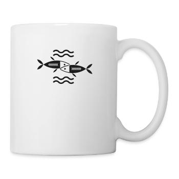 Sternzeichen Fische - Tasse - Weiß - Rechts