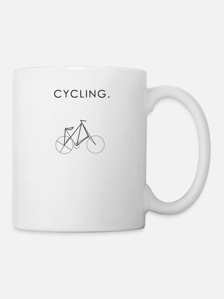 Cycling Bike Gift - Mug - white