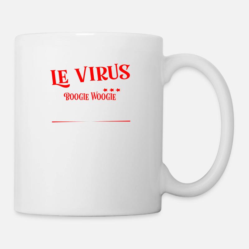Boogie Woogie virus cadeau sport - Mug blanc - blanc