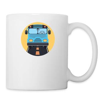 Bus - Tasse - Weiß - Rechts