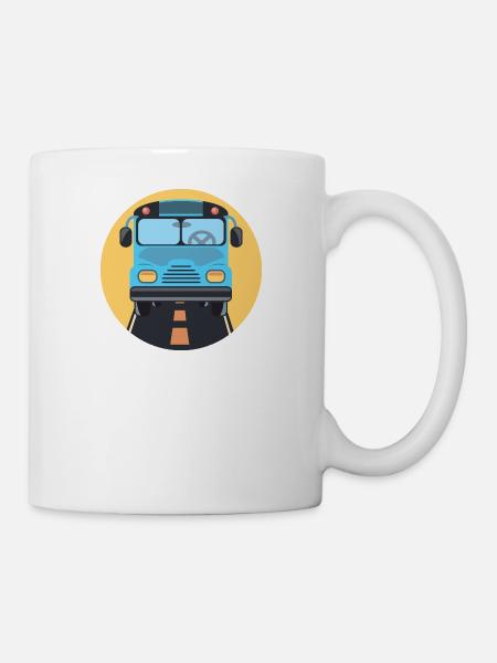 bus - Mug - white