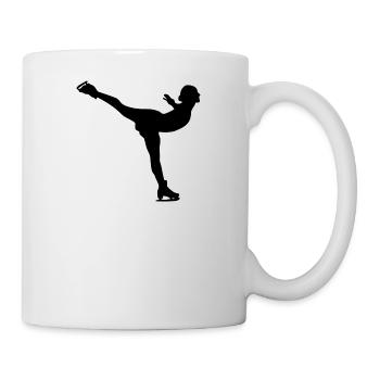 figure skating - Mug - white - Right