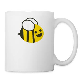 Biene - Tasse - Weiß - Rechts