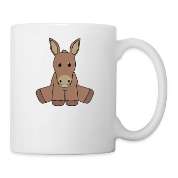 Esel - Tasse - Weiß - Rechts