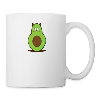 Katze Weihnachten Geschenk Kätzchen verspielt miau - Tasse - Weiß - Rechts
