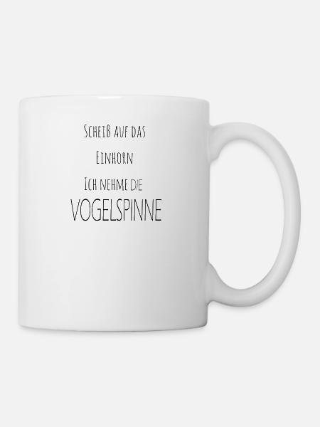 Vogelspinne Vogelspinnen Vogelspinnenhalter - Tasse - Weiß