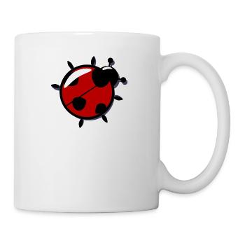 Marienkäfer - Tasse - Weiß - Rechts