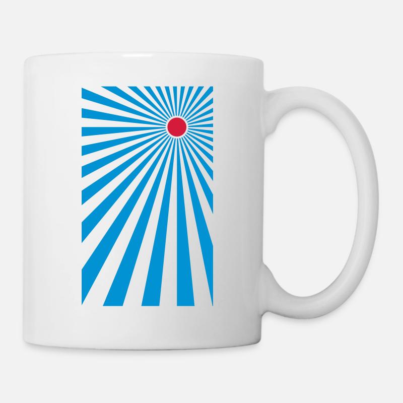 Japanese sun rays - Mug - white
