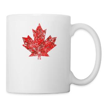 Canada Maple Leaf Maple Leaf Canada America Grunge - Mug - white - Right