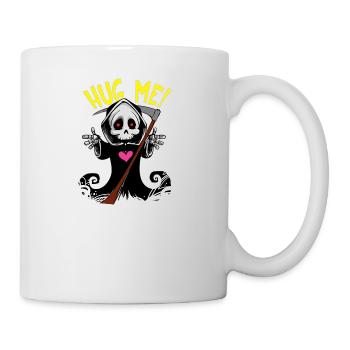 Sensenmann with heart Gothic Death Heavy Metal Pink - Mug - white - Right