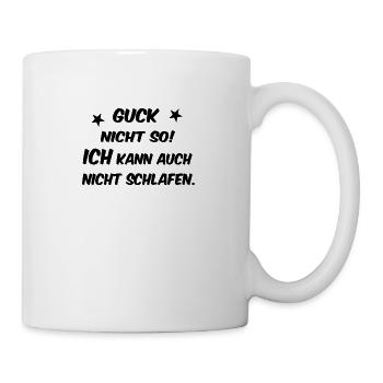 Baby und Kleinkind Motiv "Schlafen" - NorisBabyTee - Tasse - Weiß - Rechts