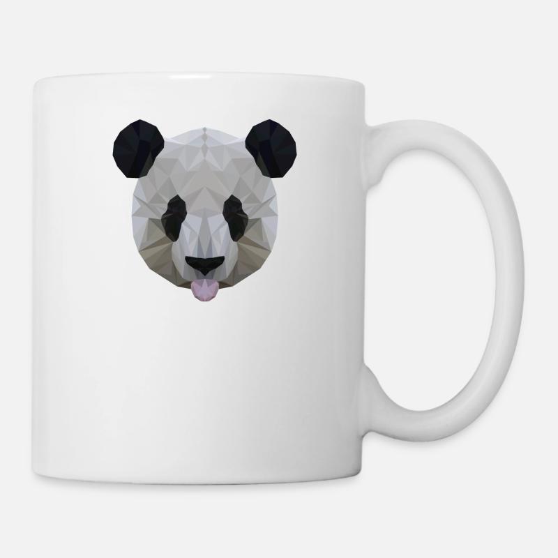 polygone Panda - Mug blanc - blanc