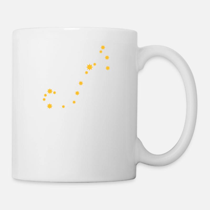Sternzeichen Skorpion Zodiac Nachthimmel Star hell - Tasse - Weiß