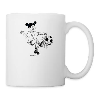 ballon de football de football américain football goalkeeper6 - Mug blanc - blanc - Droite