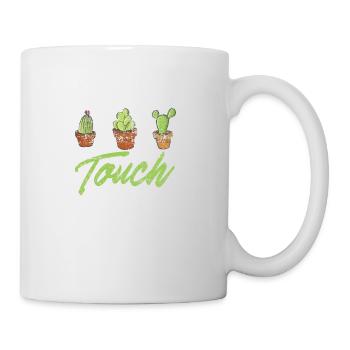 Funny Cactus Shirt Distressed - Mug - white - Right