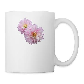 flowers lilies tulips orchids sunflower dahlia ger - Mug - white - Right