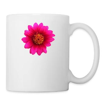 flowers lilies tulips orchids sunflower dahlia ger - Mug - white - Right