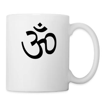 OM symbole de la Syllabe Sainte Hindoue Bouddhiste Mantra Aum - Mug blanc - blanc - Droite