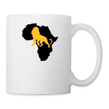Löwe Afrika Safari Kenia Serengeti Roots Reggae - Tasse - Weiß - Rechts
