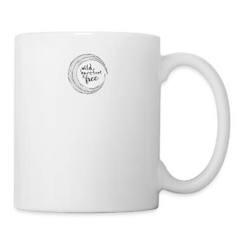 Wild Barefoot And Free - Tasse - Weiß - Rechts