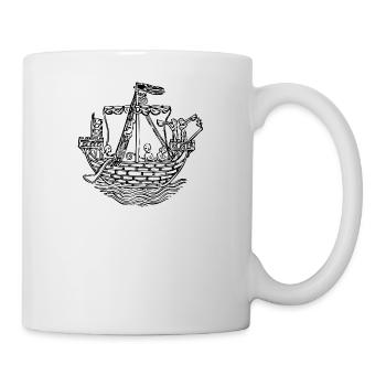 paddle boat sail boat ruderboot segelboot37 - Tasse - Weiß - Rechts