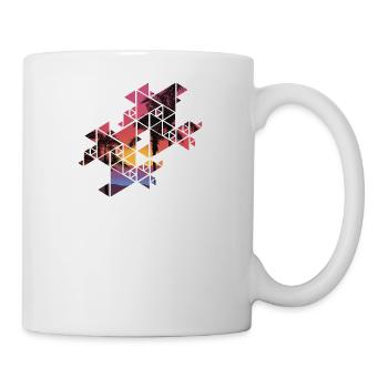 coucher du soleil plage - Mug blanc - blanc - Droite