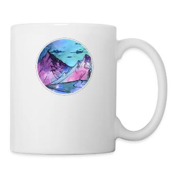 montagnes magiques - Mug blanc - blanc - Droite
