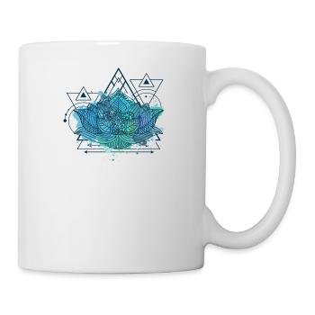Lotus Triangle - Tasse - Weiß - Rechts