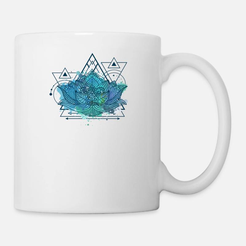 Lotus Triangle - Tasse - Weiß