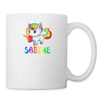 Sabine Einhorn - Tasse - Weiß - Rechts