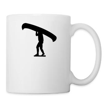 canoe kayak canoe barge paddle boat rowboat18 - Mug - white - Right