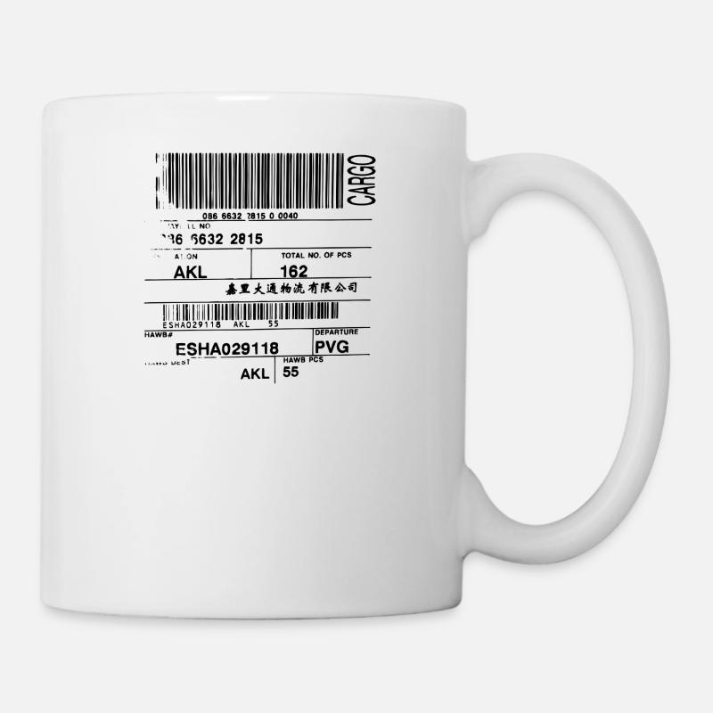 Barcode - Tasse - Weiß