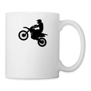 motocross motorcycles athlete sport motorrad5 - Tasse - Weiß - Rechts
