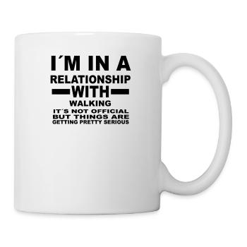 geschenk gift geburtstag relationship WALKING - Tasse - Weiß - Rechts