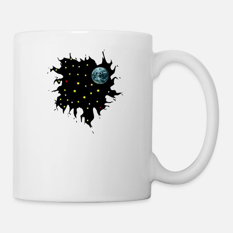 Galaxie - Tasse - Weiß
