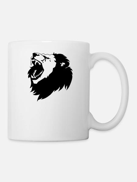 lion - Mug - white