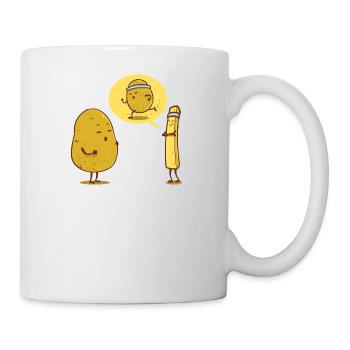 Croustilles cadeau régime anniversaire de Weihnach - Mug blanc - blanc - Droite