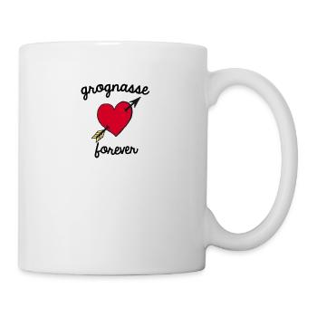 Grognasse forever - Mug blanc - blanc - Droite
