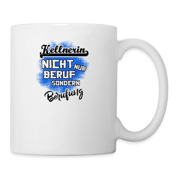 Kellnerin - eine Berufung - Tasse - Weiß - Rechts